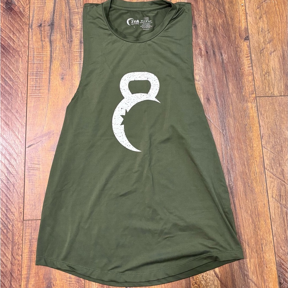ZYIA Active Green Tank Top – Women’s Size Large